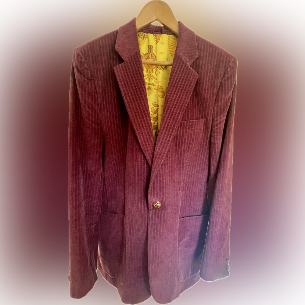 Men’s Original Penguin Burgundy Blazer Sports Coat